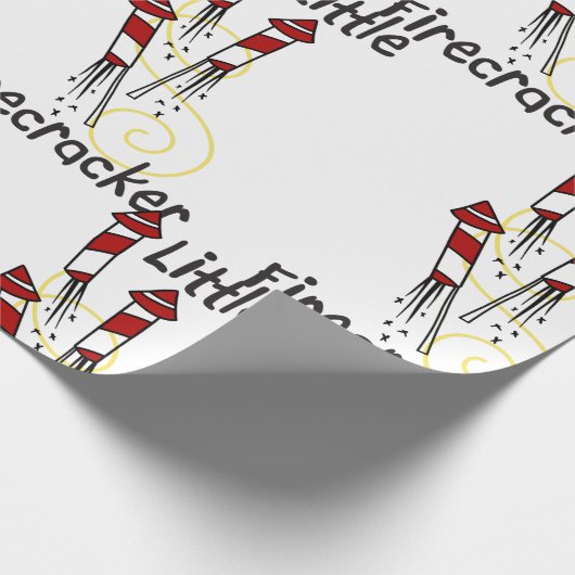 Kleiner Firecracker Geschenkpapier (Ecke)