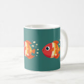 kleiner Fisch Kaffeetasse (VorderseiteRechts)