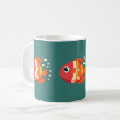 kleiner Fisch Kaffeetasse (Vorderseite Links)
