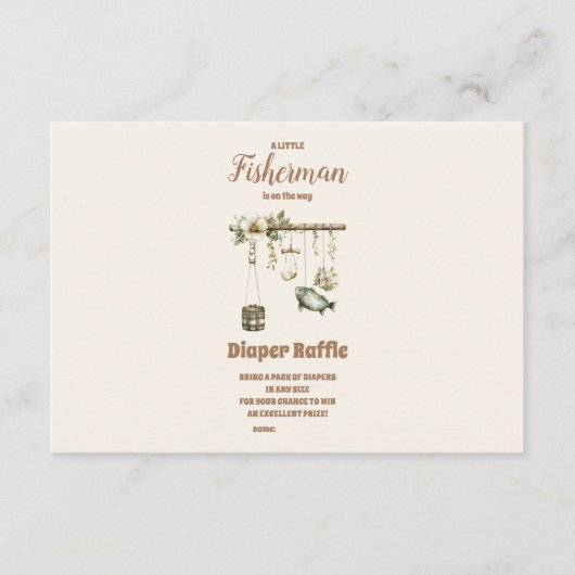 Kleiner Fischfang im Freien - Unruhestifter Begleitkarte (Vorderseite)