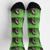 Kleiner Fischotter-Maler Socken (Oben)