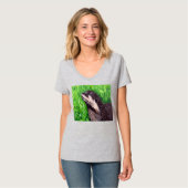 Kleiner Fischotter-Maler T-Shirt (Vorderseite Vollansicht)