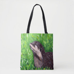 Kleiner Fischotter-Maler Tasche