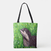 Kleiner Fischotter-Maler Tasche (Rückseite)