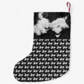 kleiner flauschiger Weihnachtsstrumpf (Rückseite)