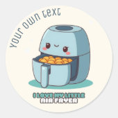 Kleiner Fliegenflieger Kawaii Sticker (Vorderseite)