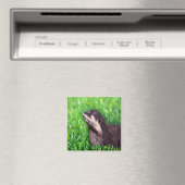 Kleiner Flussotter-Maler Magnet (In Situ (Geschirrspüler))