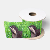 Kleiner Flussotter-Maler Satinband (Spule)
