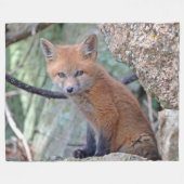 KLEINER FOX FLEECEDECKE (Vorderseite (Horizontal))