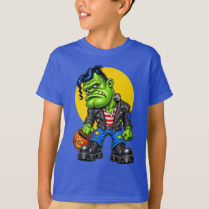 KLEINER FRANKIE mit Kürbiskübel T-Shirt