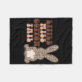 Kleiner Fräulein-Baumwollschwanz-Leopard-Gepard-sü Fleecedecke (Vorderseite (Horizontal))