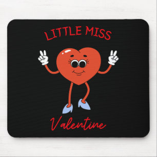 Kleiner Fräulein Valentinstag Süße Candy Herz Mädc Mousepad