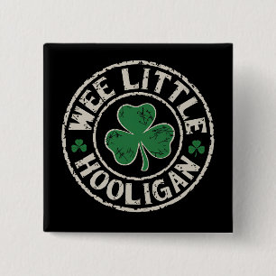 Kleiner Frechdachs Kleeblatt St. Patrick's Day Button