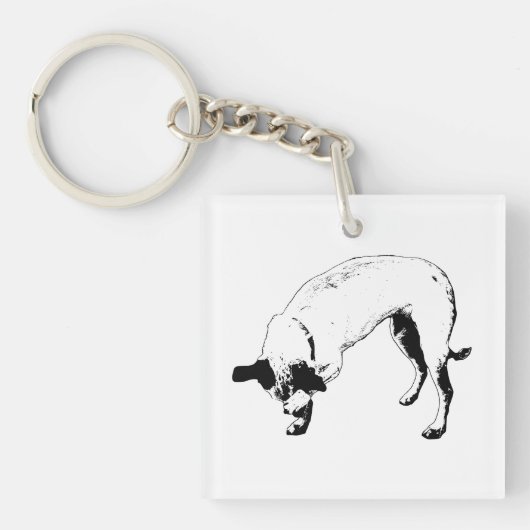 Kleiner Freude Terrier Schlüsselanhänger (Vorderseite)