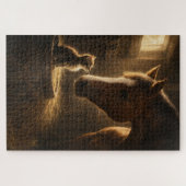 Kleiner Freund | Pferd & Kätzchen | Puzzle (Horizontal)