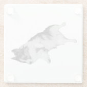 Kleiner Frieden Glasuntersetzer (Rückseite)