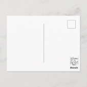 Kleiner Frosch-Wächter Postkarte (Rückseite)