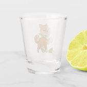 Kleiner Frosch-Wächter Schnapsglas (Rückseite)