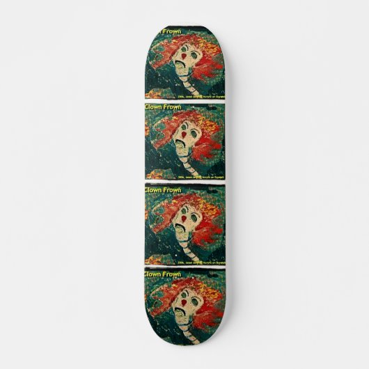 KLEINER FROWN SKATEBOARD (Vorne)