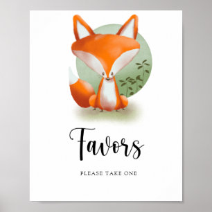 Kleiner Fuchs auf dem Weg \ Favoriten Poster