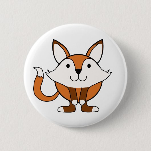 Kleiner Fuchs Button (Vorderseite)