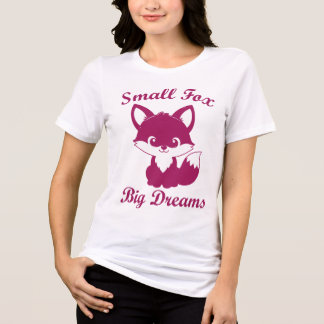 Kleiner Fuchs, große Träume Süßes Fuchs T-Shirt Tri-Blend Shirt