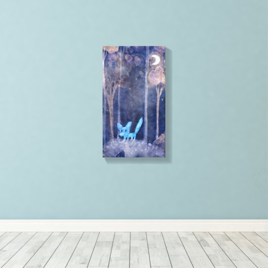 kleiner Fuchs Leinwanddruck (Insitu (Holzboden))