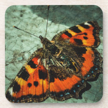 Kleiner Fuchs Schmetterling Geburtstag Grunge