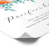 Kleiner Fuchs - Schnuller Jagd Baby Duschgame Poster (Ecke)