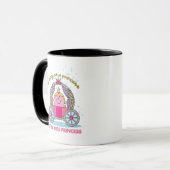 Kleiner funkelnder Wagen Fräulein-Prinzessin | Tasse (Vorderseite Links)