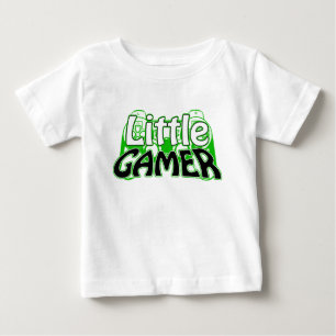 Kleiner Gamer-lustiger Videospiel-Shirt-Entwurf Baby T-shirt