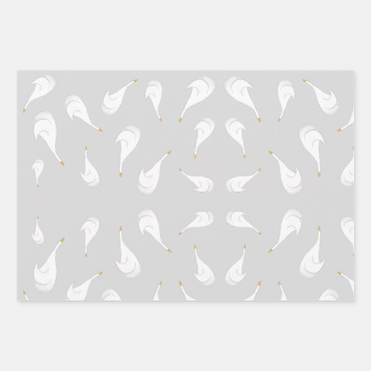 Kleiner Gänse Geschenkpapier Set (Vorderseite 2)