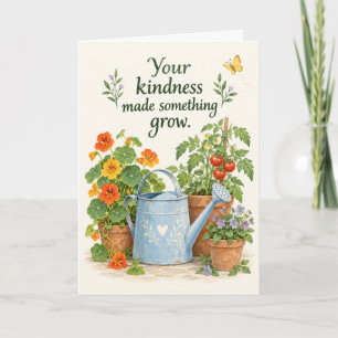 Kleiner Garten der Dankbarkeit Karte
