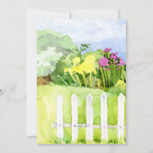 Kleiner Garten Einladung (Rückseite)