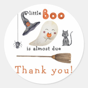 Kleiner Geist - Baby Dusche danke Runder Aufkleber