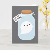 Kleiner Geist gefangen Karte (Gelbe Blume)