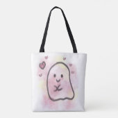 Kleiner Geist ist verliebt Tasche (Rückseite)