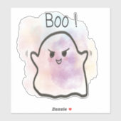 Kleiner Geist ruft Boo! Aufkleber (Blatt)