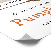 Kleiner Geist - Wie viele Kürbis Poster (Ecke)