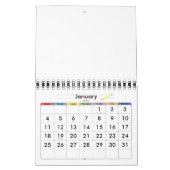 Kleiner gelber Blankkalender 2017 für Kinder Kalender (Jan 2026)