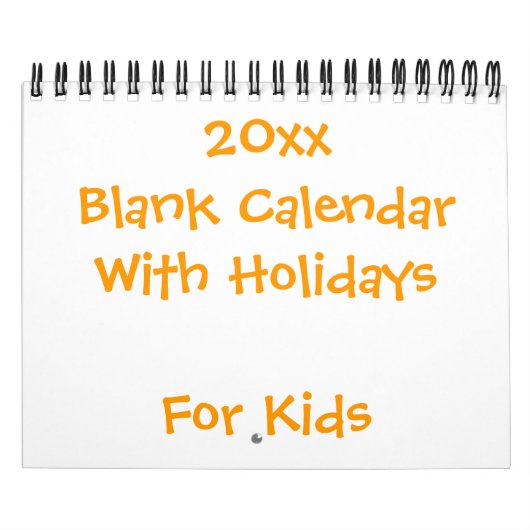 Kleiner gelber Blindkalender für Kinder Kalender (Titelbild)