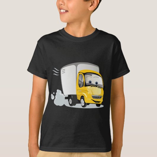 Kleiner Gelber Cartoon LKW für Kinder! T-Shirt (Vorderseite)