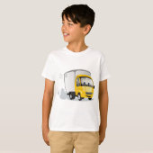 Kleiner Gelber Cartoon LKW für Kinder! T-Shirt (Vorne ganz)