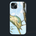 Kleiner gelber Vogel hockte auf einer Case-Mate iPhone Hülle<br><div class="desc">Diese Malerei ist für Ihre Vogelsammlung perfekt. Der kleine gelbe Vogel und der blaue Pastellhintergrund dieses Bildes sind einfach dennoch beruhigend und konnten jedem möglichem angebotenen worden Zazzle Produkt leicht hinzugefügt werden. Wählen Sie dieses artprint heute.</div>