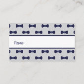 Kleiner Gentleman Diaper Raffle Ticket, Tuxedo Visitenkarte (Rückseite)