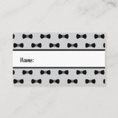 Kleiner Gentleman Diaper Raffle Ticket, Tuxedo Visitenkarte (Rückseite)