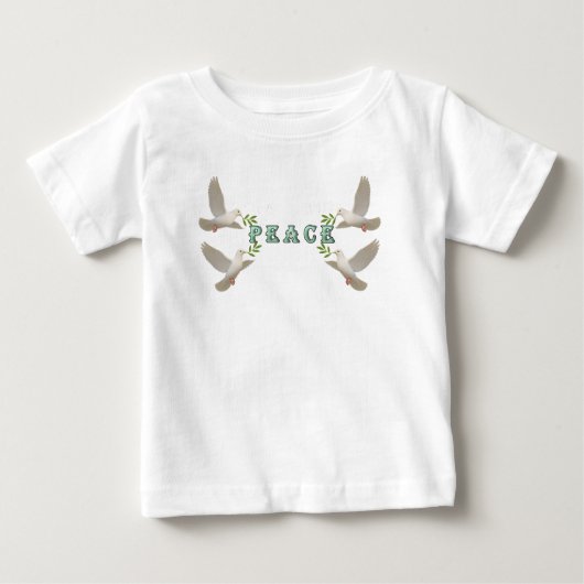 Kleiner Gesandter des Friedens Baby T-shirt (Vorderseite)