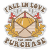 kleiner Geschäftsrückgang Aufkleber (Vorderseite)