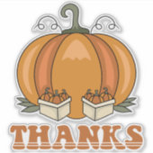 kleiner Geschäftsrückgang Aufkleber (Vorderseite)