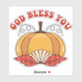 kleiner Geschäftsrückgang Aufkleber (Blatt)